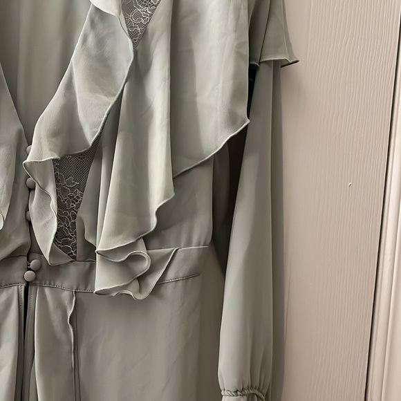 NWT ZARA LONG LACE DRESSING GOWN . - Picture 12 of 12